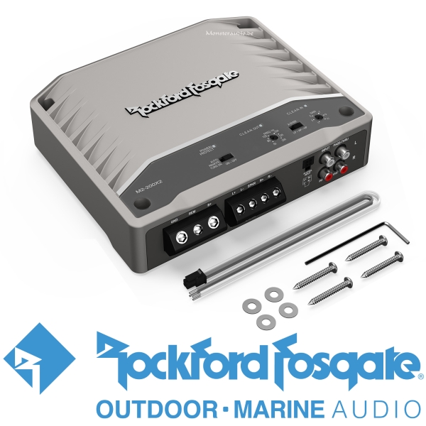 Rockford Fosgate M2-200x2 Digitaler 2-Kanal-Verstärker M200x2